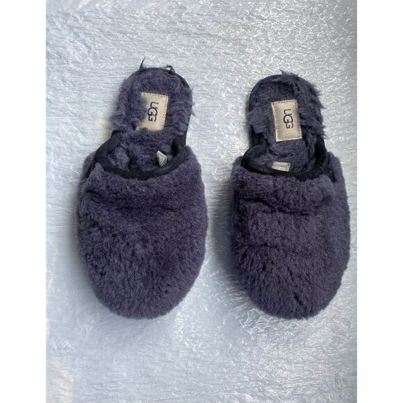 UGG® Women’s Fluffette slippers Navy Sz 6 US - Picture 5 of 10